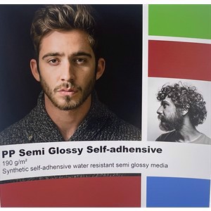 Color Europe PP Semi glossy , self-adhesive 190 grams - 24" x 30 meters